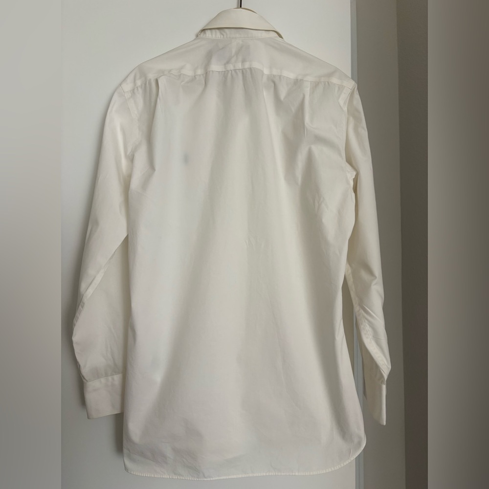 Ralph Lauren Slim Fit  White Long-Sleeve Button-Up Dress Shirt - Picture 2 of 8